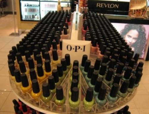 OPI Nail polish display