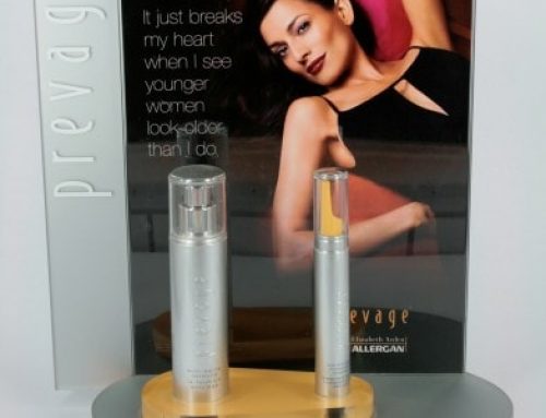 Elizabeth Arden – Prevage countertop display stand