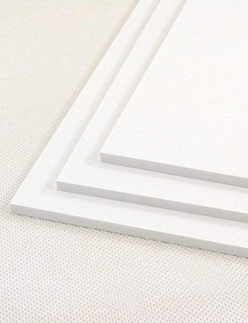White PVC Foam Board Sheet KF Plastics