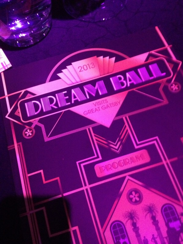 2013 Dream Ball program cover