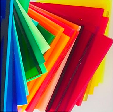 coloured acrylic sheet