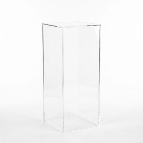 clear acrylic plinth