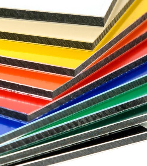 aluminimum composite panel colour swatch